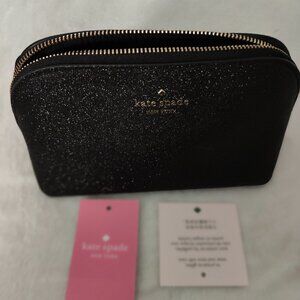 Kate Spade sparkly cosmetic bag
